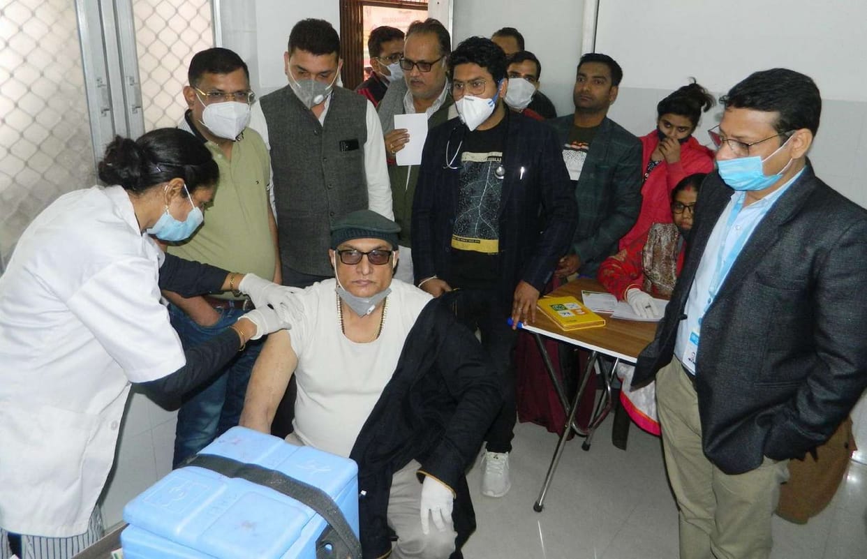 corona vaccine in ballia