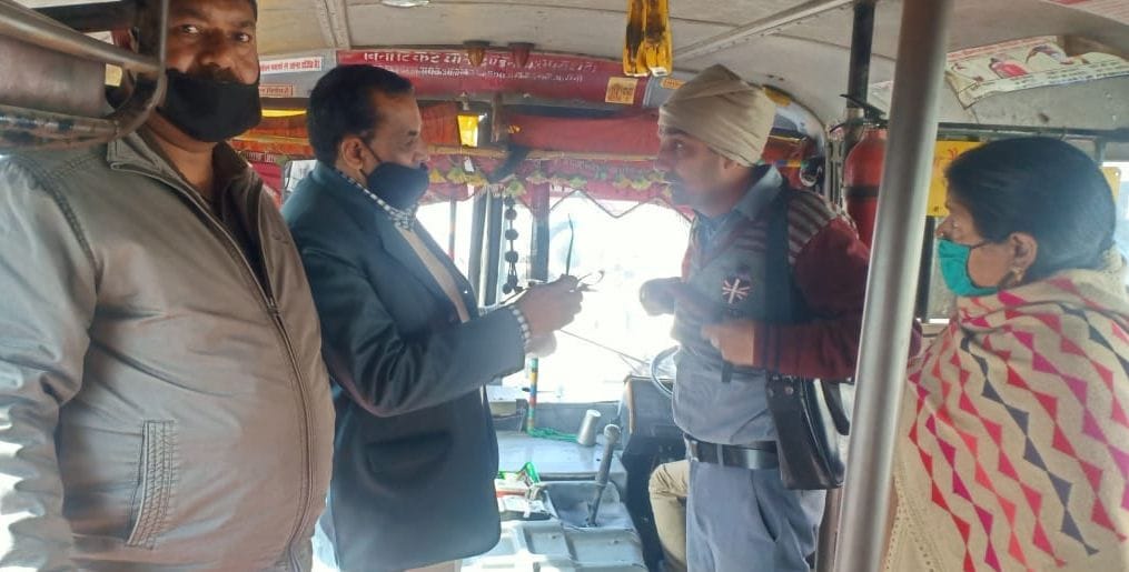 Inspection of roadways buses