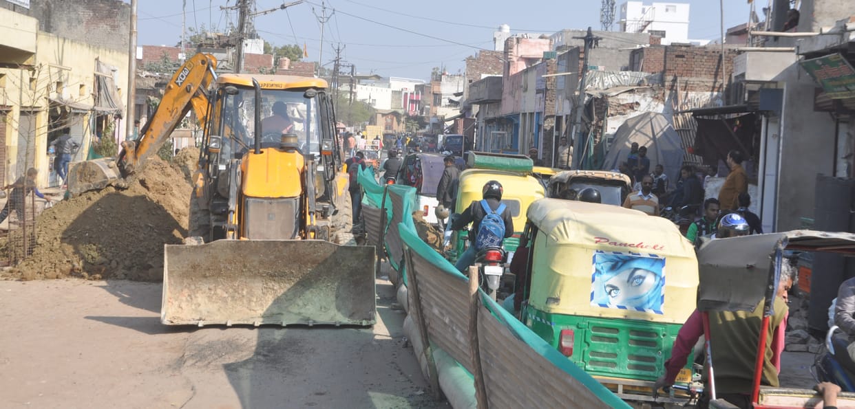 bagair batae band kiya raasta, bodala-shaahaganj road