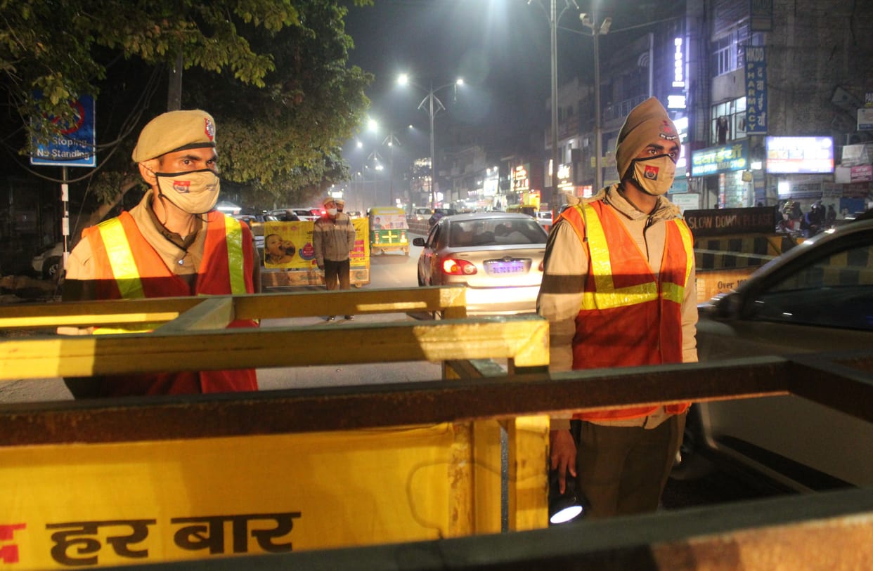 Kherkidoula toll and increased alert on Delhi-Gurugram border