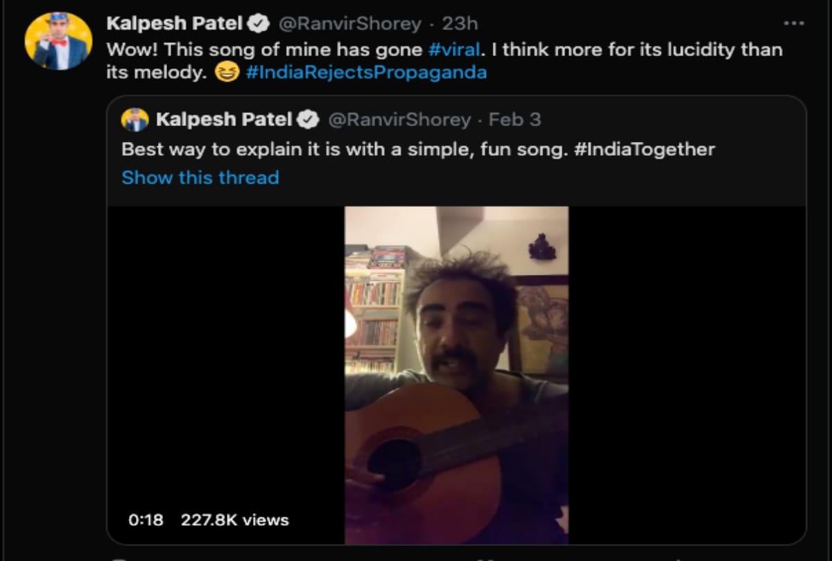 Ranvir Shorey says Greta Thunberg is uneducated and rihanna is just excuse