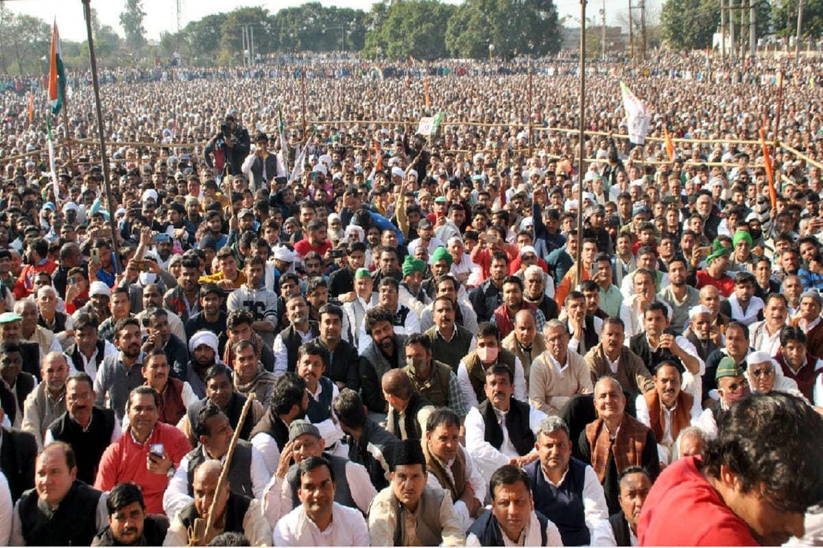Shamli Kisan Mahapanchayat Update: Youths has demand that Prime Minister Narendra Modi withdraws agricultural laws
