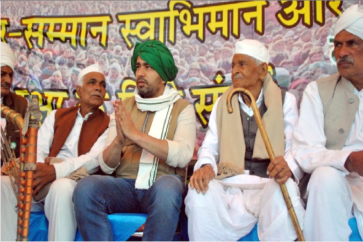 Shamli Kisan Mahapanchayat: Jayant Chaudhary have attacked on Minister Suresh Rana in Mahapanchayat