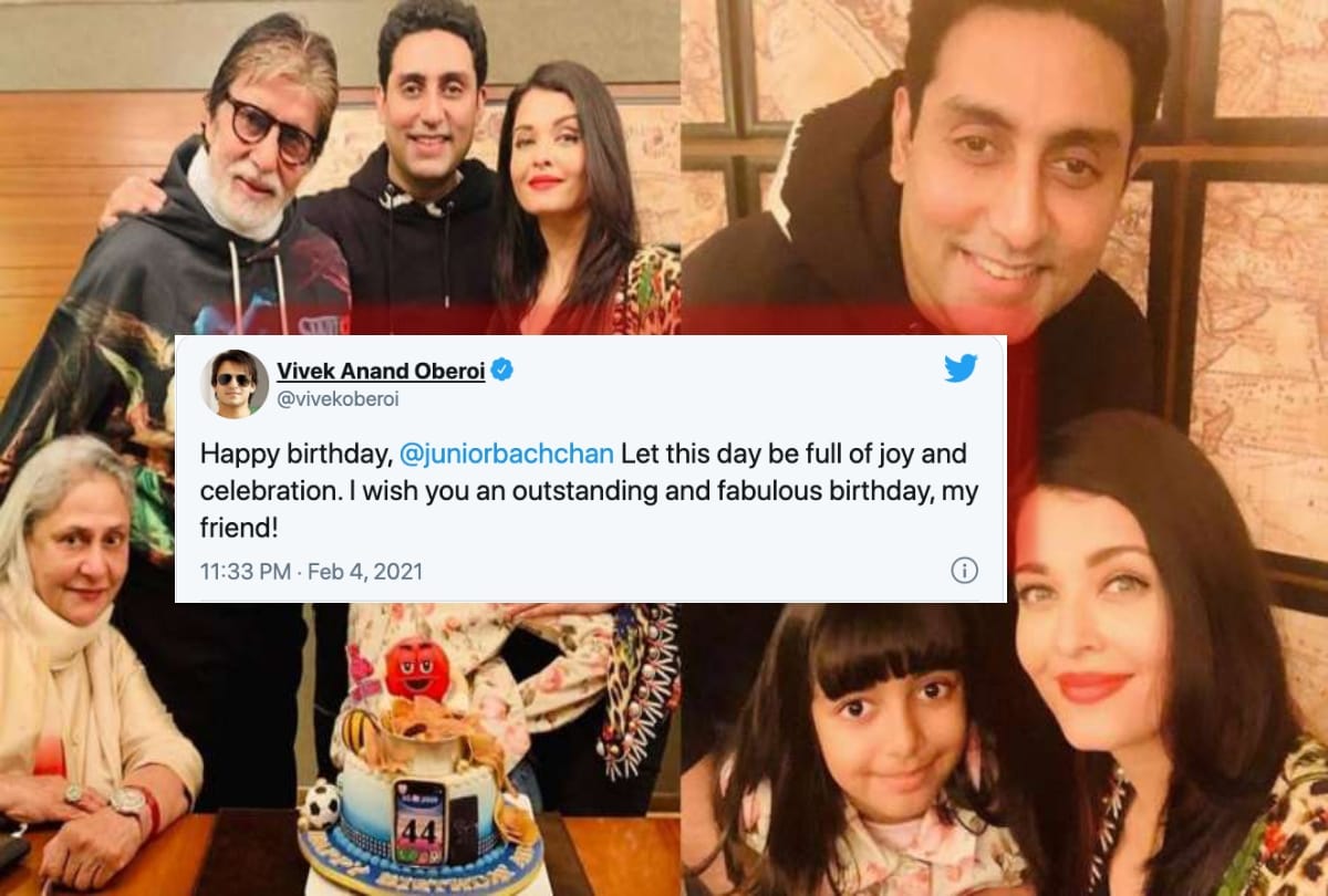 Vivek Oberoi wished Abhishek a very happy birthday