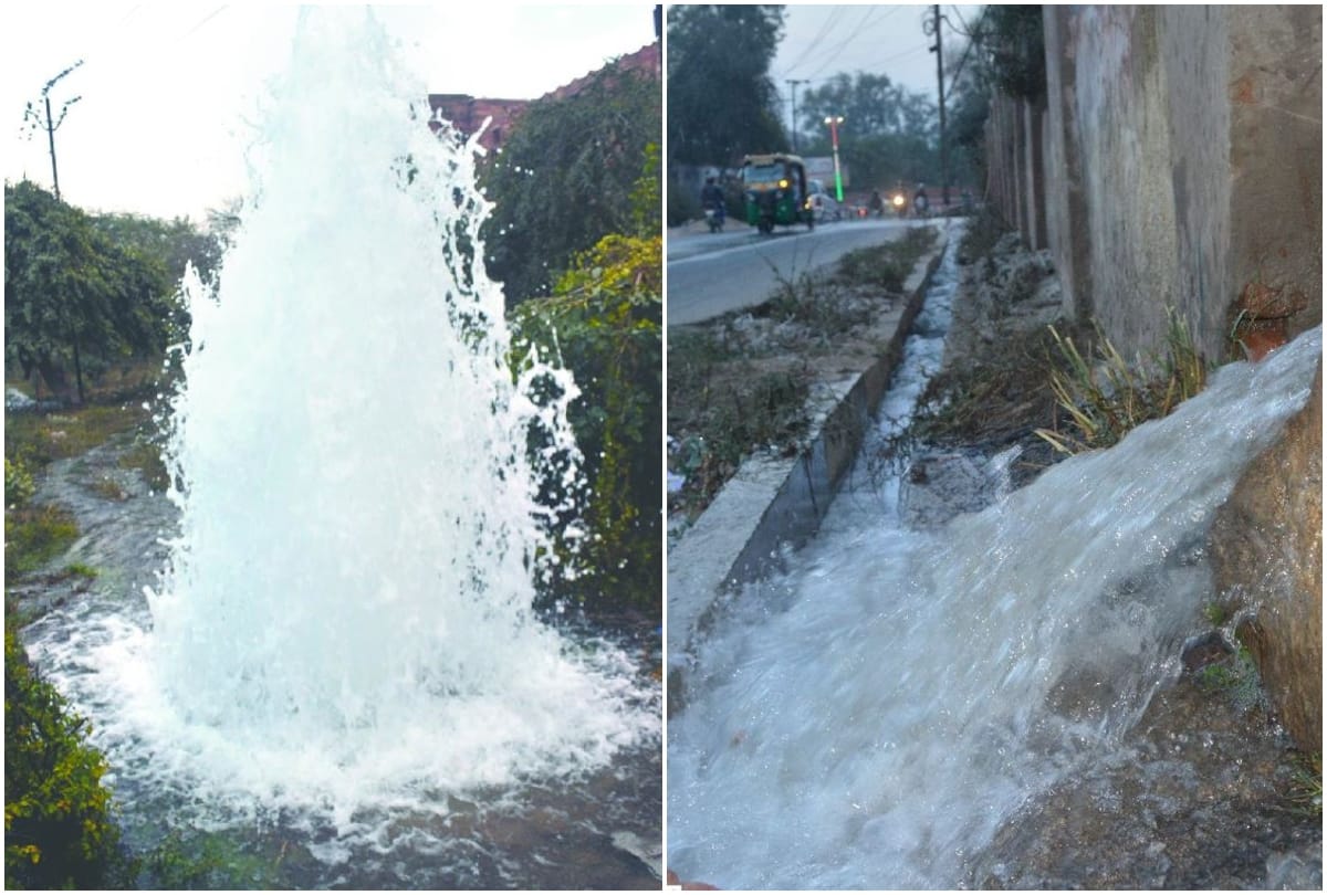 fifty crore liters water wasted due to leakage in one year in Agra