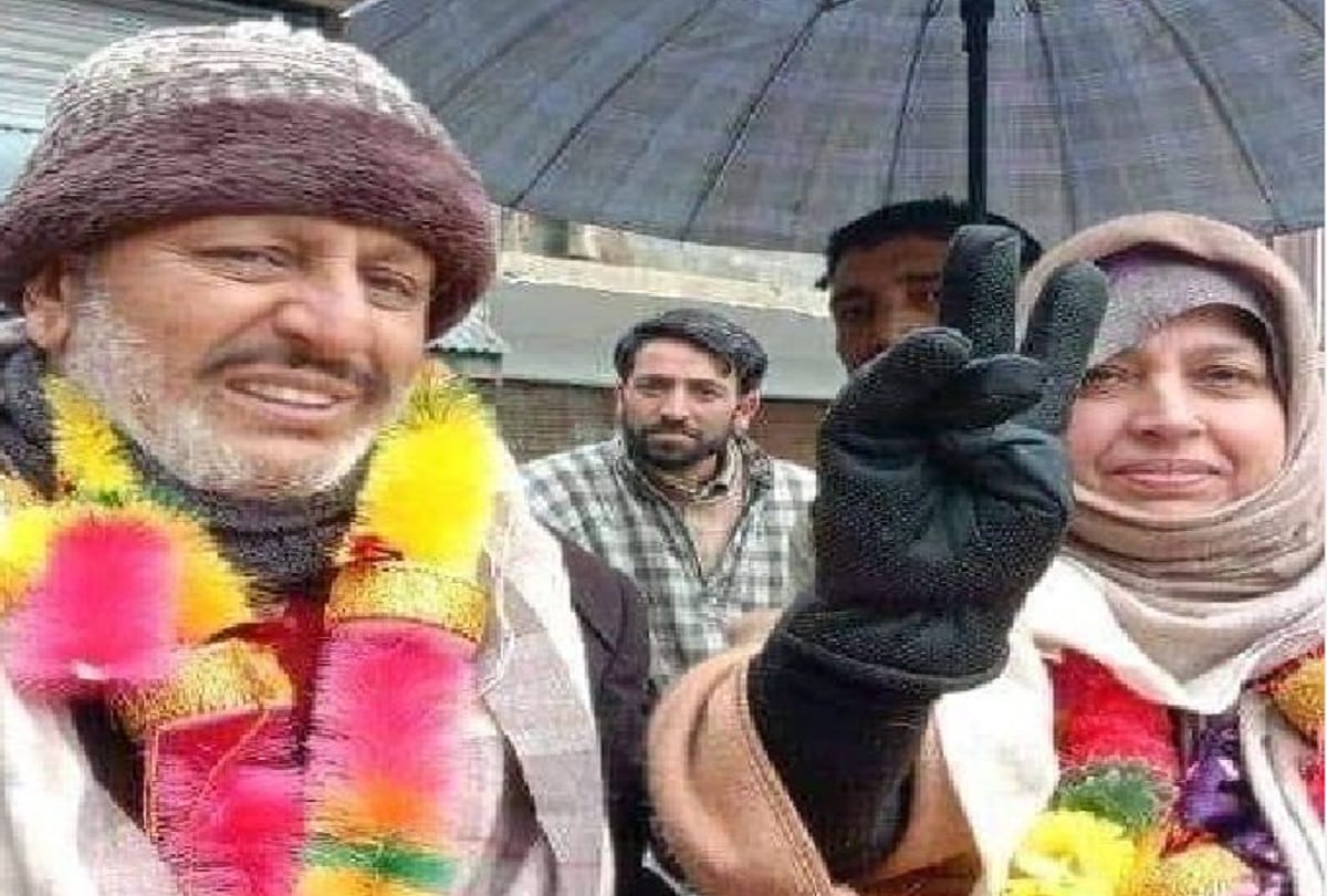 jammu kashmir news: Election results reversed in Larnu re-count, now independent candidate Sajida wins