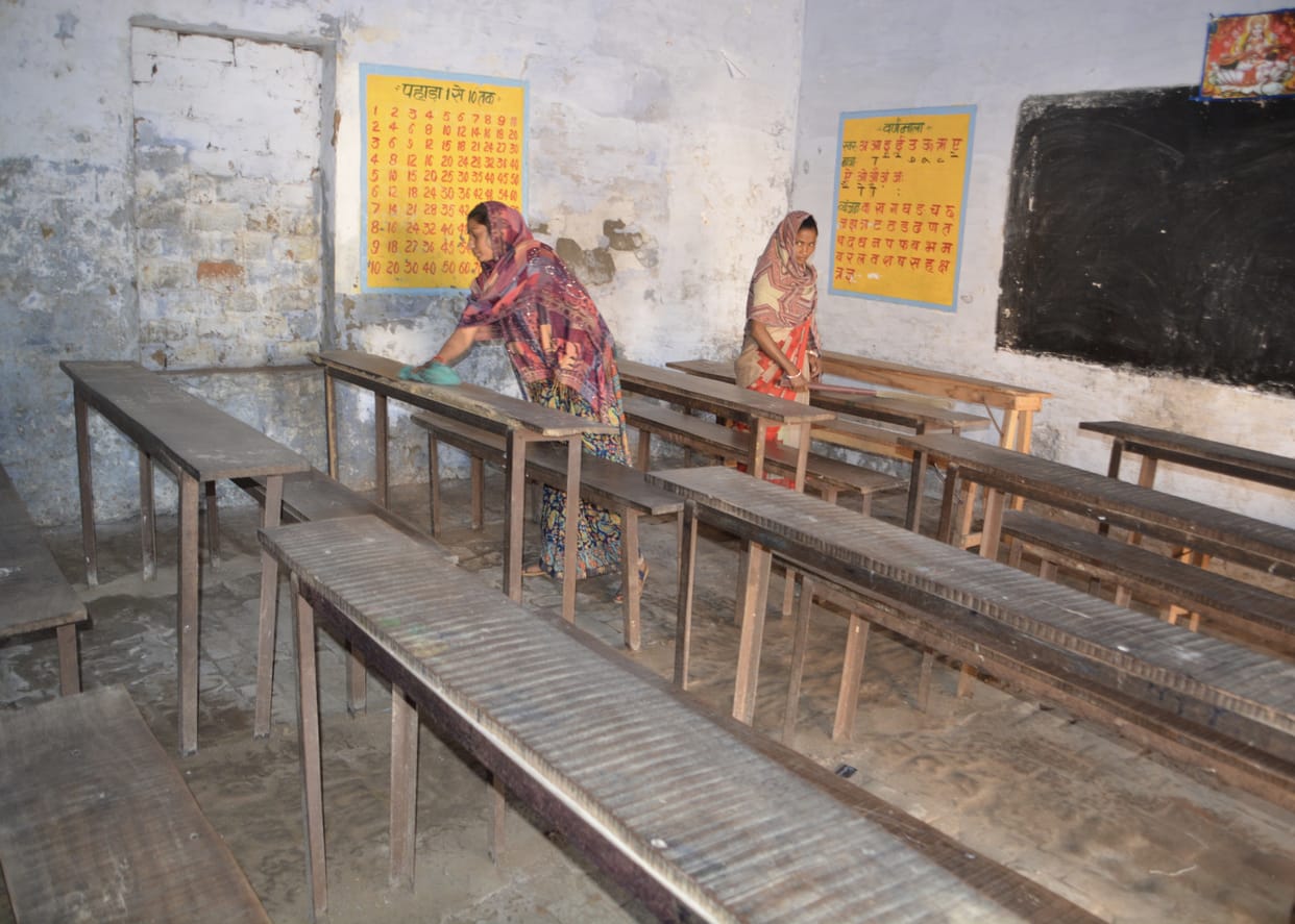 Movement seen in schools, sanitation with cleanliness