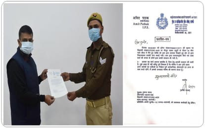 Police constable rescue a young man who fell in a 40 feet deep pit in Varanasi