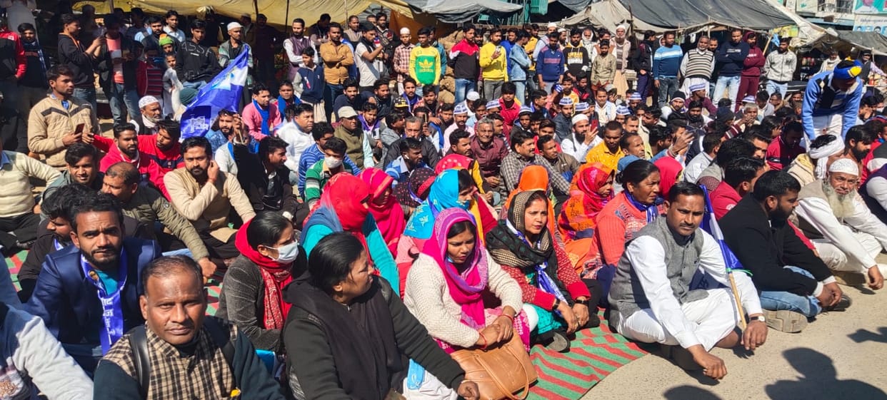 Aspa protests in protest against agricultural laws