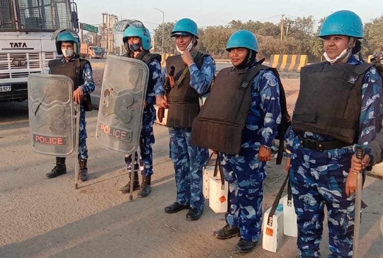 Chakka Jaam : security tightened in sonipat