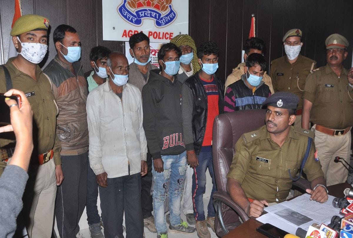 11 accused arrested for trafficking girls from tribal areas in agra
