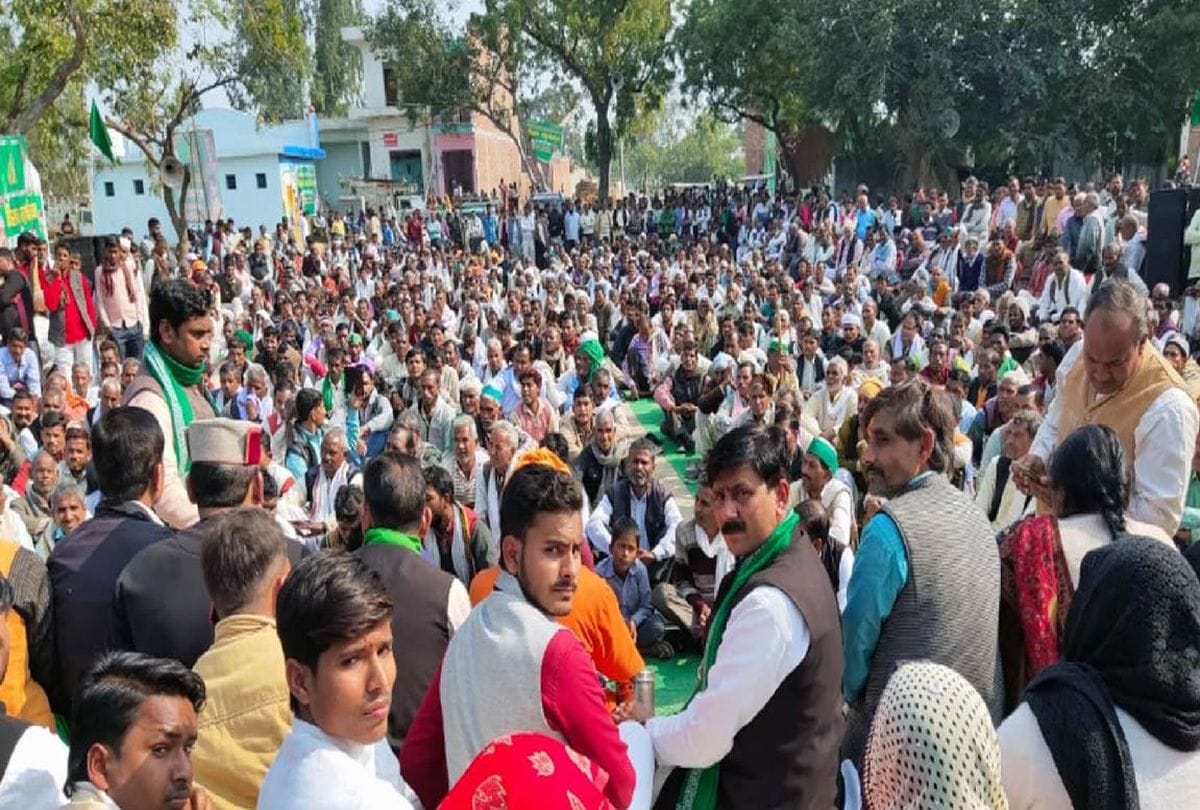 farmers protests updates kisan mahapanchayat in kasganj