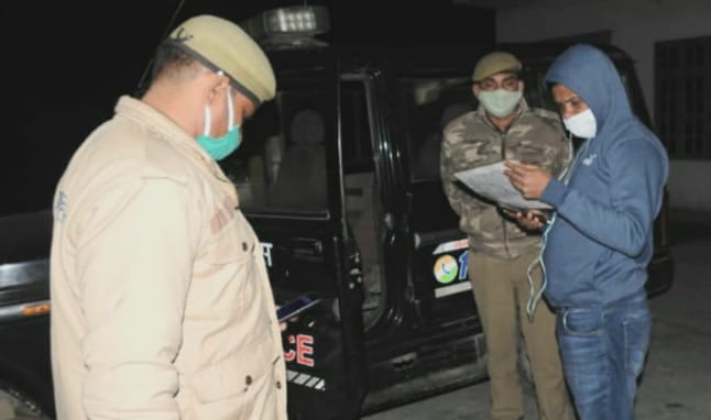 Overloaded vehicle caught by search operation