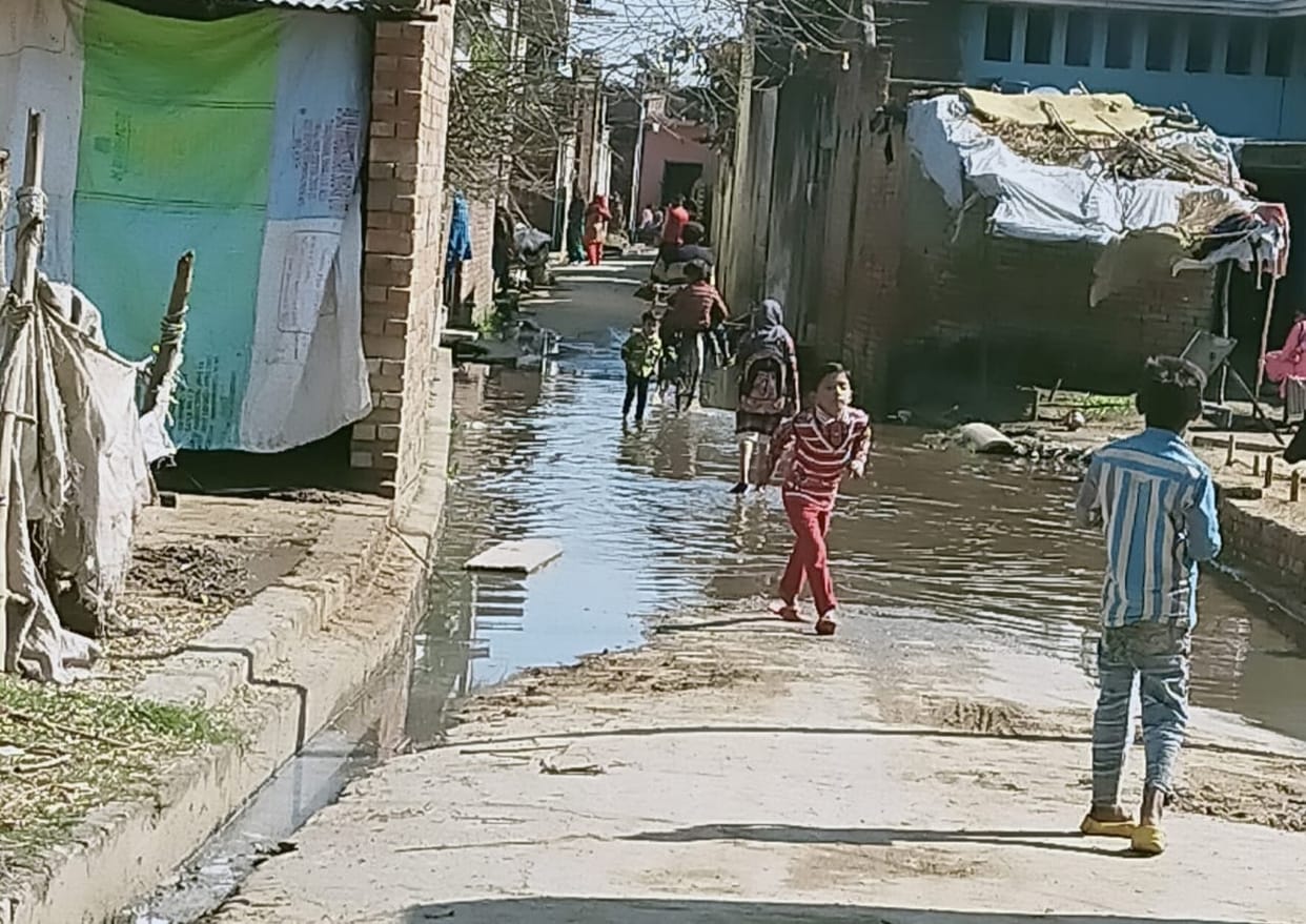 Dirty water not filled with dirty water