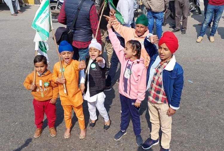 Kisan Andolan : Highway jam in punjab