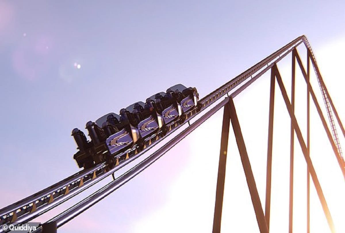 worlds longest fastes and tallest roller coaster in now a step closer six flags rides and 525ft drop