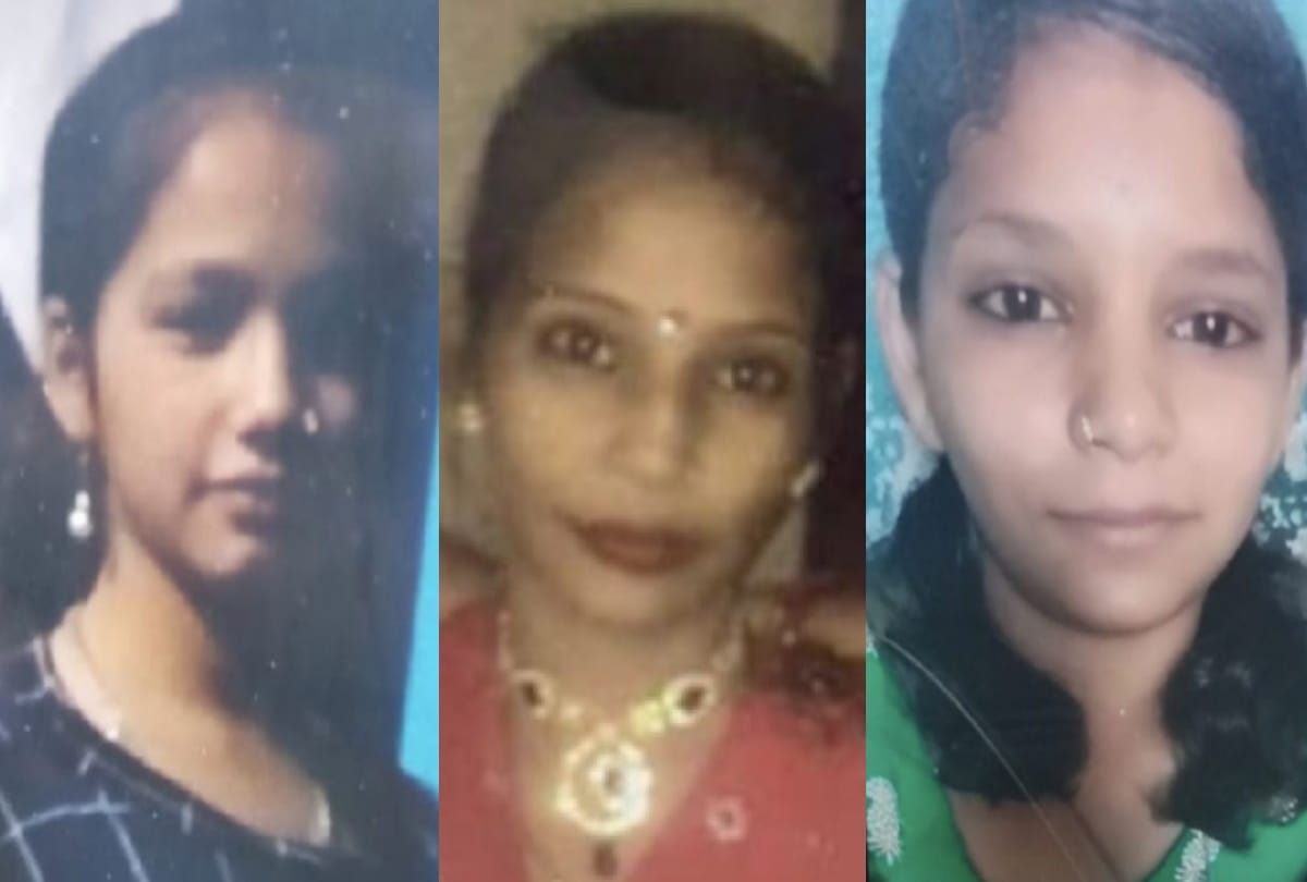 women and her two daughter died  in the grip of train