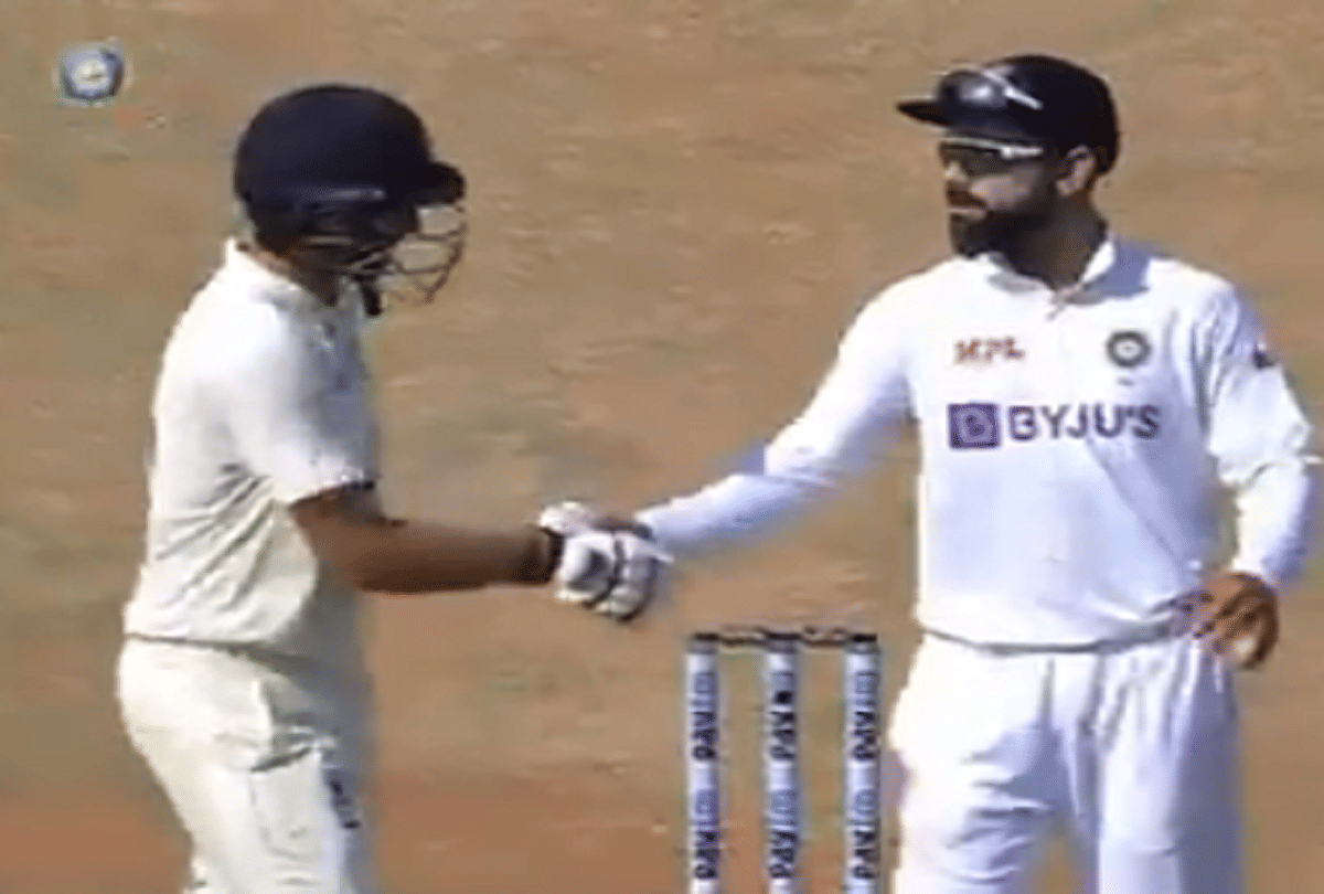 VIDEO: IND vs ENG, 1st Test Virat Kohli handshake with joe root and congratulated him on his his double century