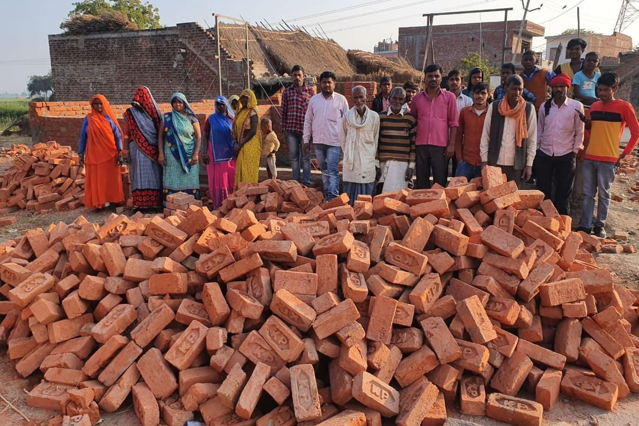 poor stuff use in making Anganwadi centers