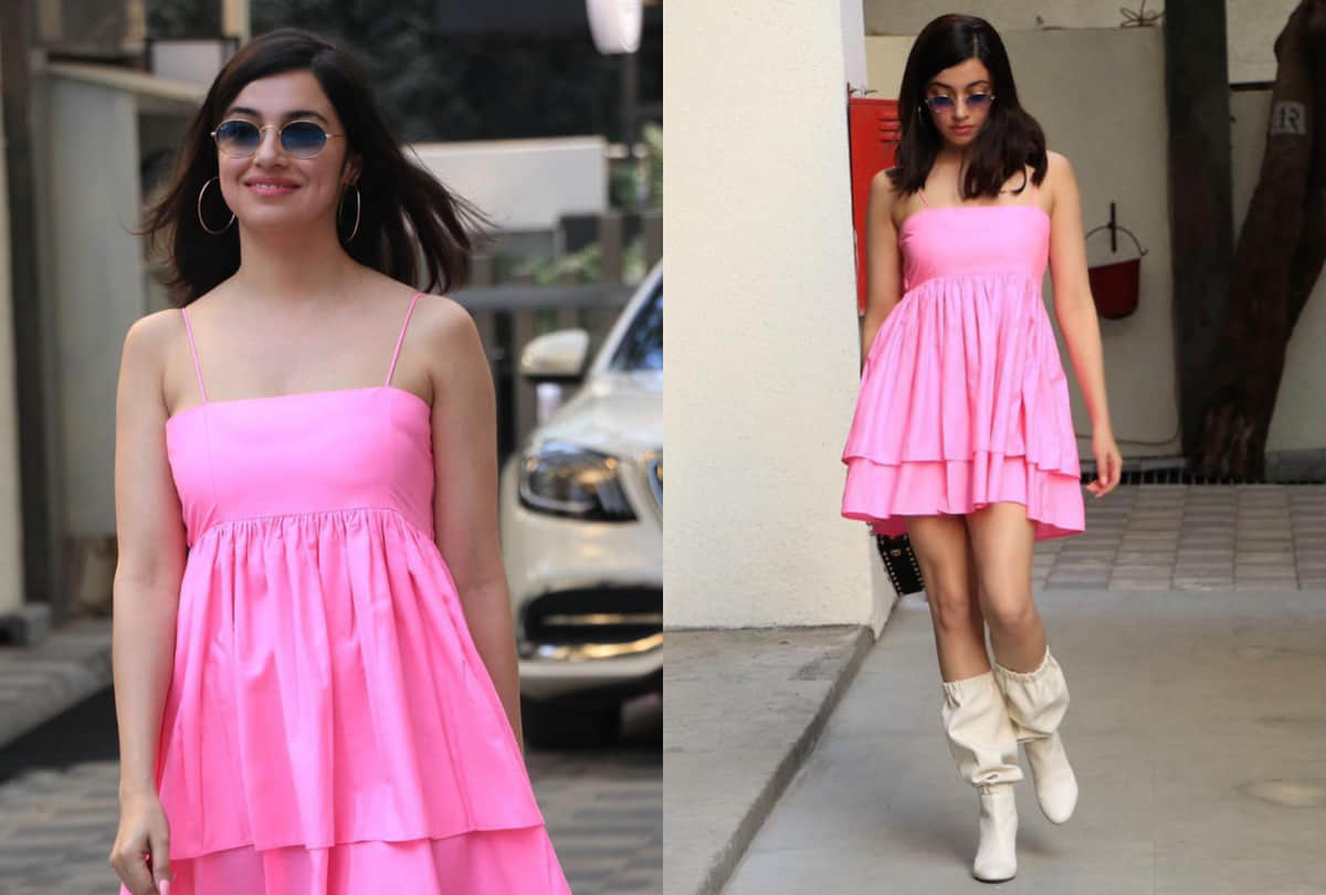 divya khosla kumar stuns in pink short dress for celebration