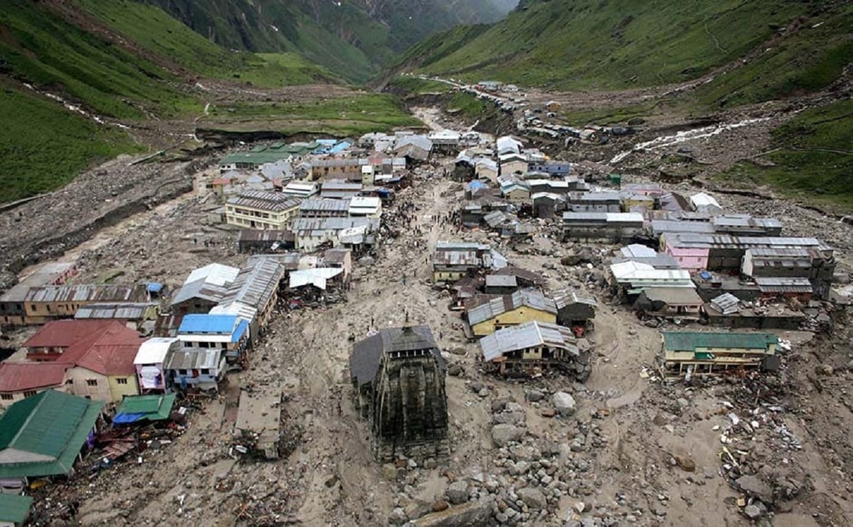 Uttarakhand: Massive flood in Chamoli Dhauliganga after glacier breaks
