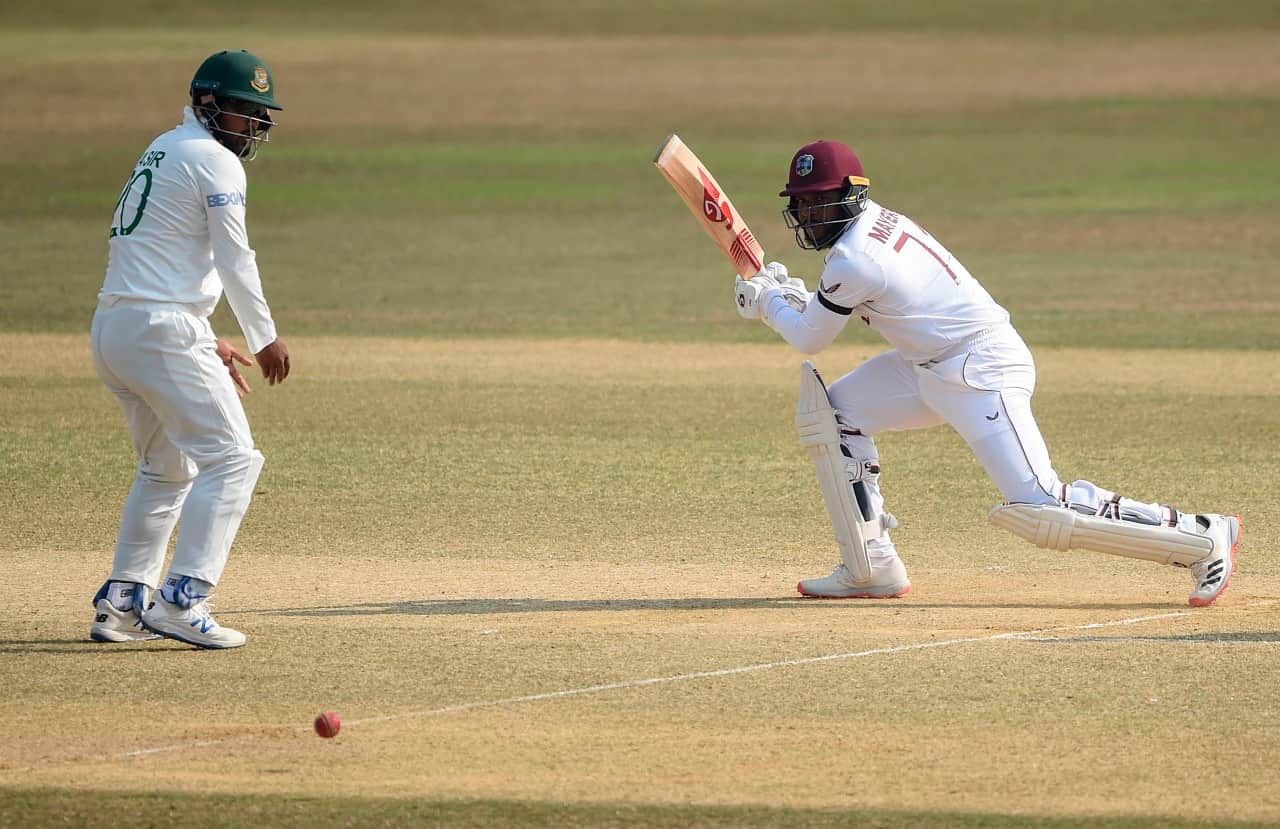 kyle mayers create history, west indies chases 395 runs and win the test match 
