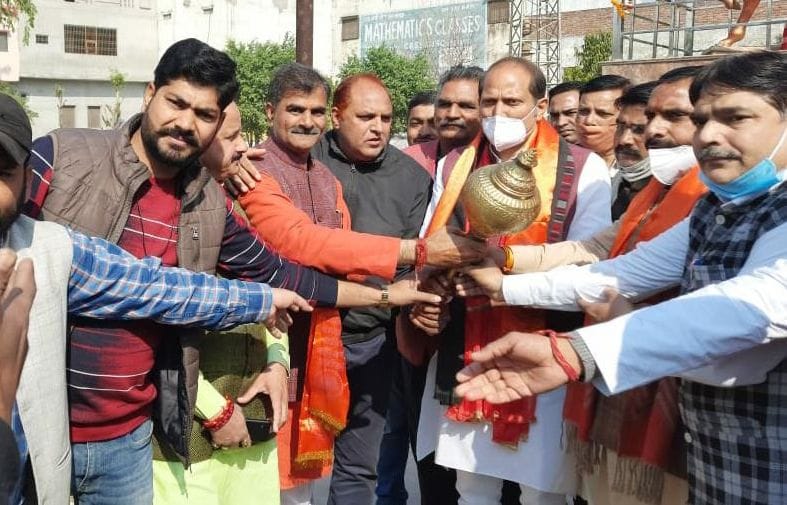 Suresh Rana expressed displeasure over the plight of Maharana Pratap Park