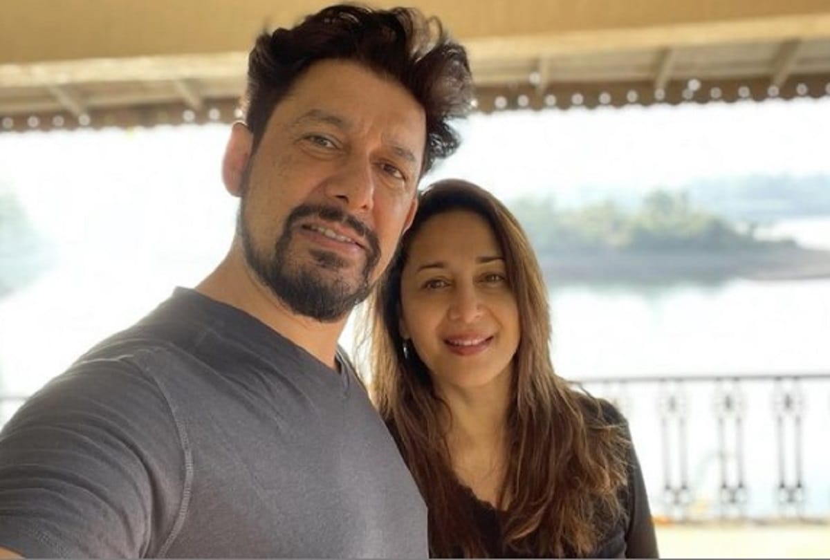Madhuri dixit husband dr nene share throwback photo of them from their younger days when they learned scuba diving