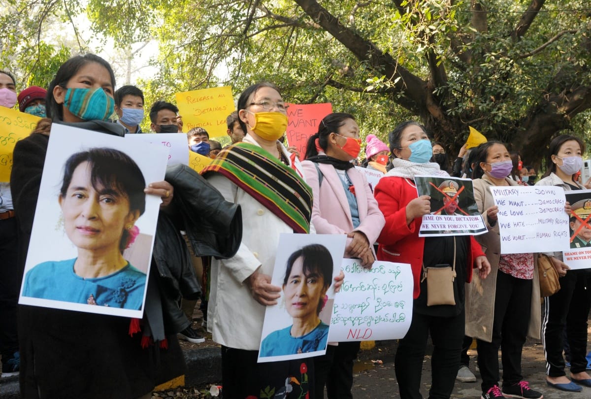 Military coup in Myanmar 12 people were killed in armed attack
