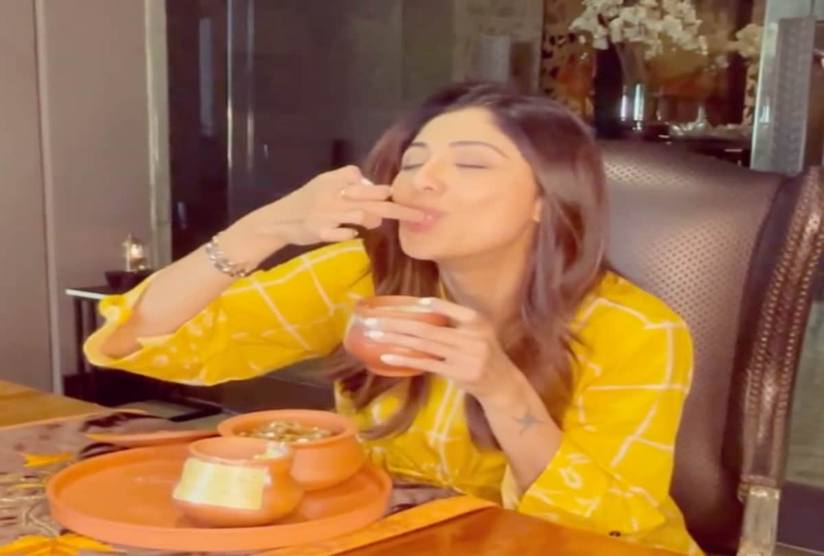 Shilpa Shetty seen enjoying Jalebi-Rabri in Viral video