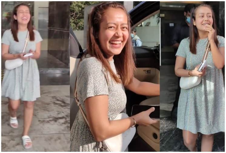 Neha Kakkar Blushed when Paparazzi asked about PAAJI Video Viral on Instagram