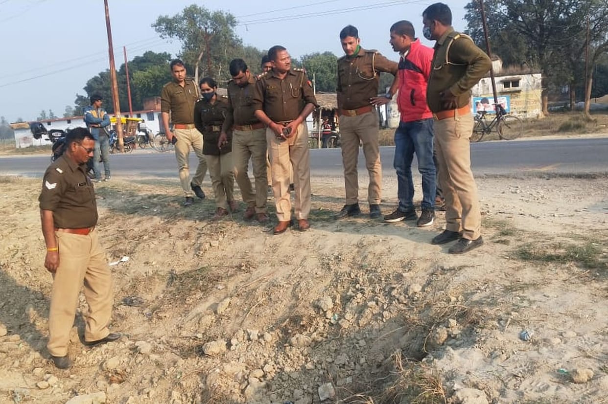 Dead body after killing a woman, burnt to erase identity