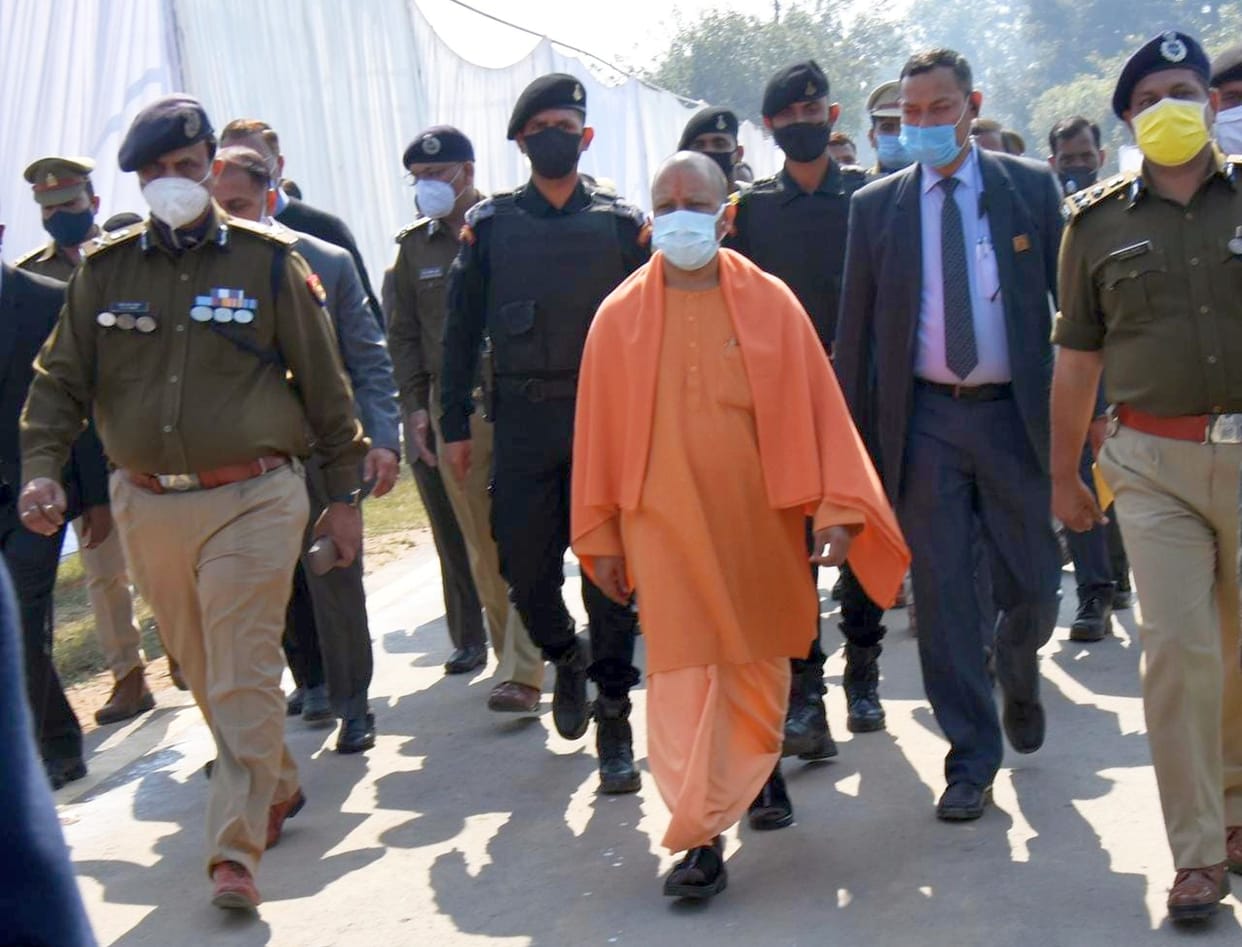 Chief minister saw the foundation of Ram temple
