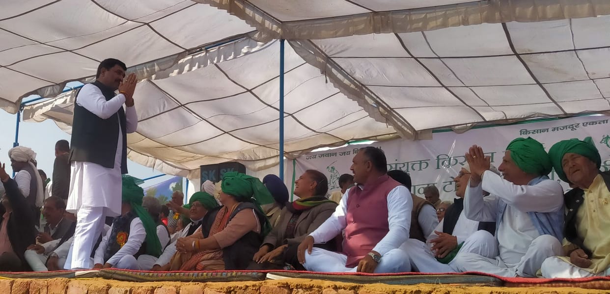 Khap officials stopped Maham MLA from making political remarks