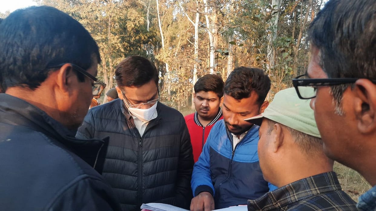 Road Inspection by MLA