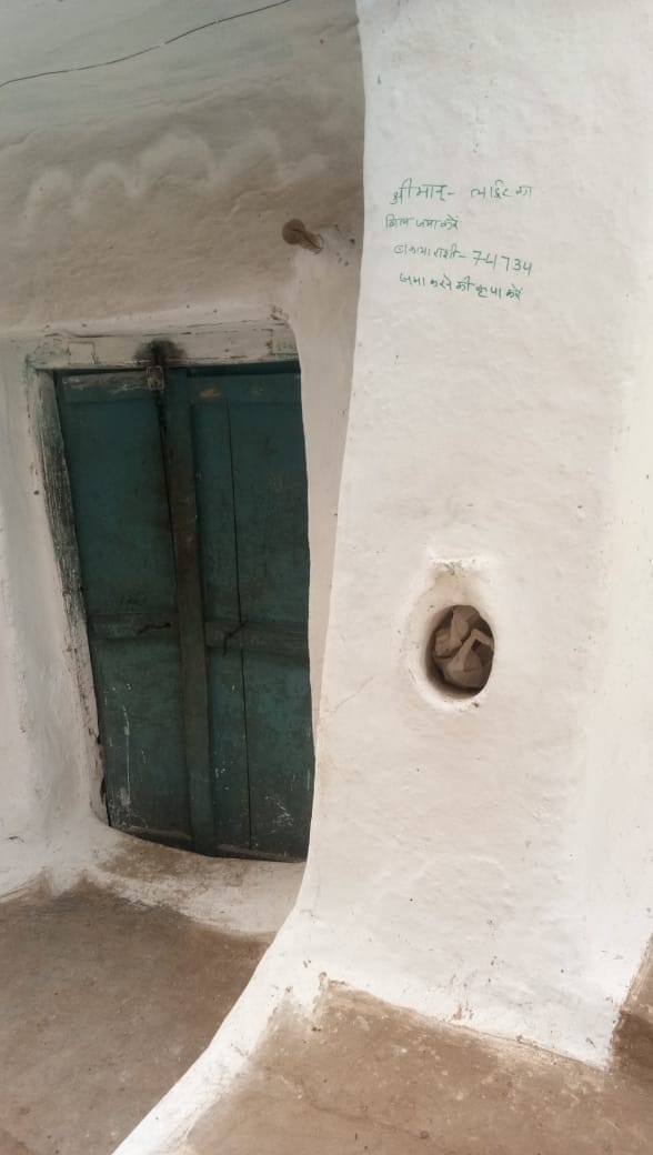 electric bill defaulter noticed by wall