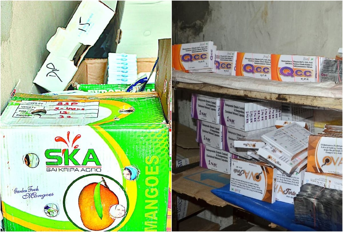Drug department team raid on drug firm in agra