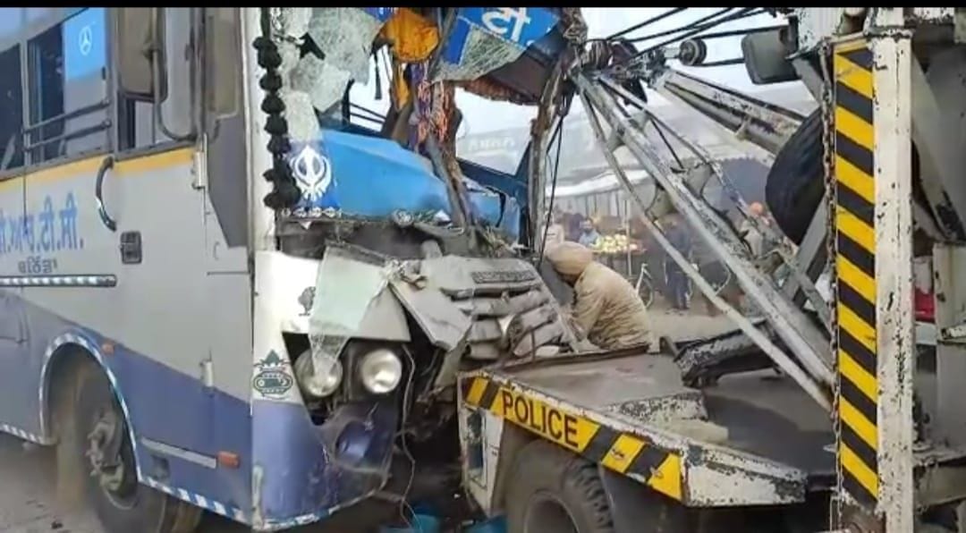 Five vehicles collide in dense mist, 12 injured, Sangrur