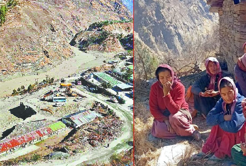 Uttarakhand Chamoli Glacier burst news: Disaster Affected people in fear and stay night in Jungle