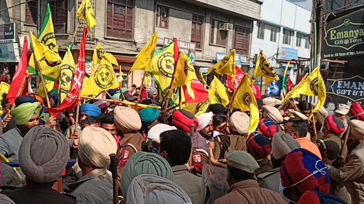 BJP state president could not hold meeting on farmers' protest, Nawanshahar