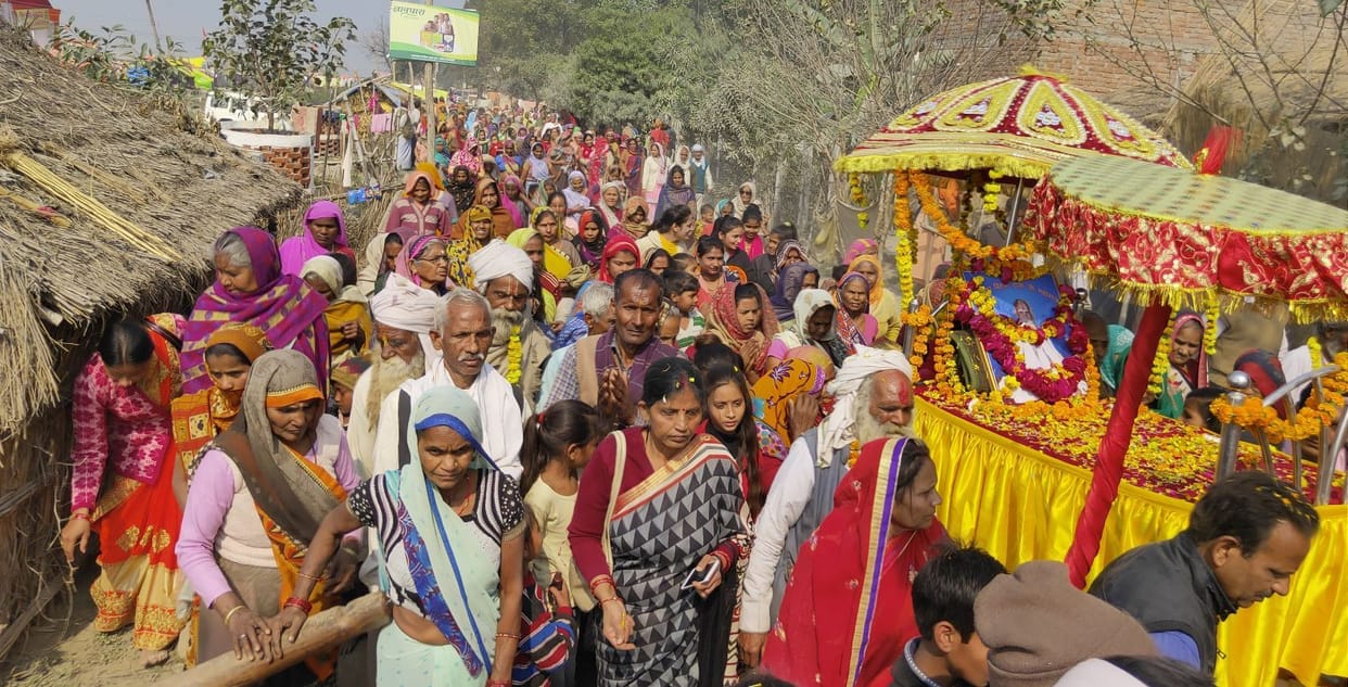 Harjun Ganga's euphoric euphoria, show amazing feat in procession