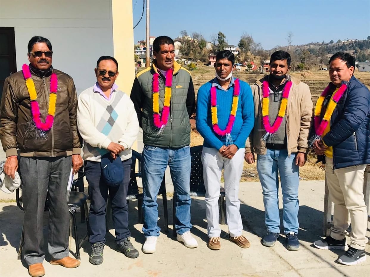 Surendra Singh Saun elected president and Nandaball Joshi as general minister