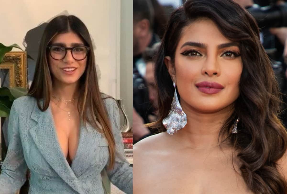 Fake picture of congress members feeding cake to Mia khalifa picture goes viral, look at her reaction