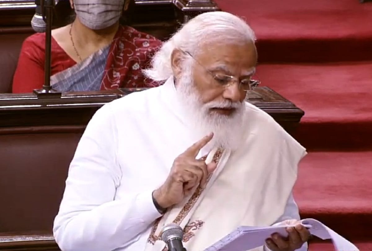 prime minister narendra modi is speaking in rajyasabha for budget session here you know big statements