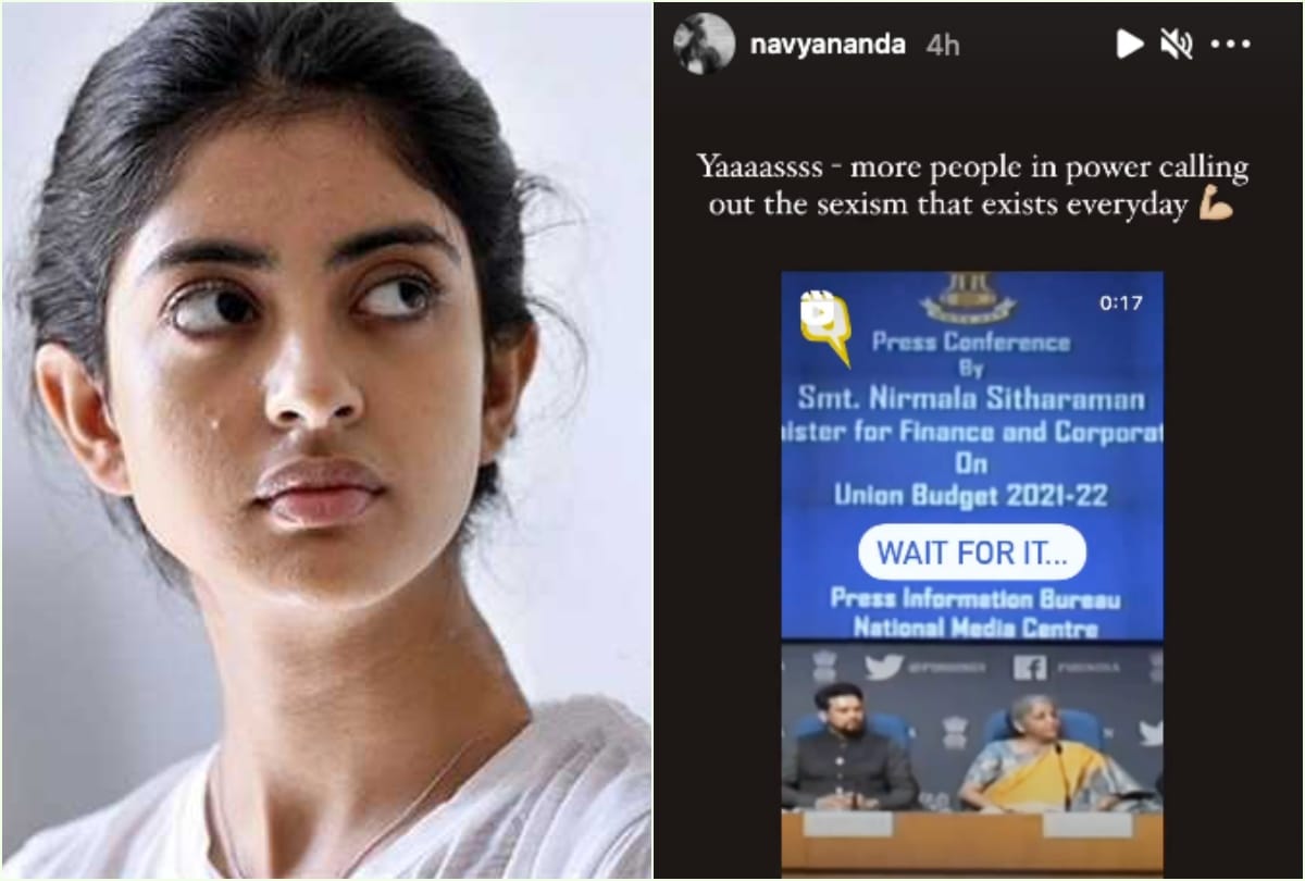 Amitabh Bachchan's granddaughter Navya Nanda praises Nirmala Sitharaman for 'calling out sexism' during press conference