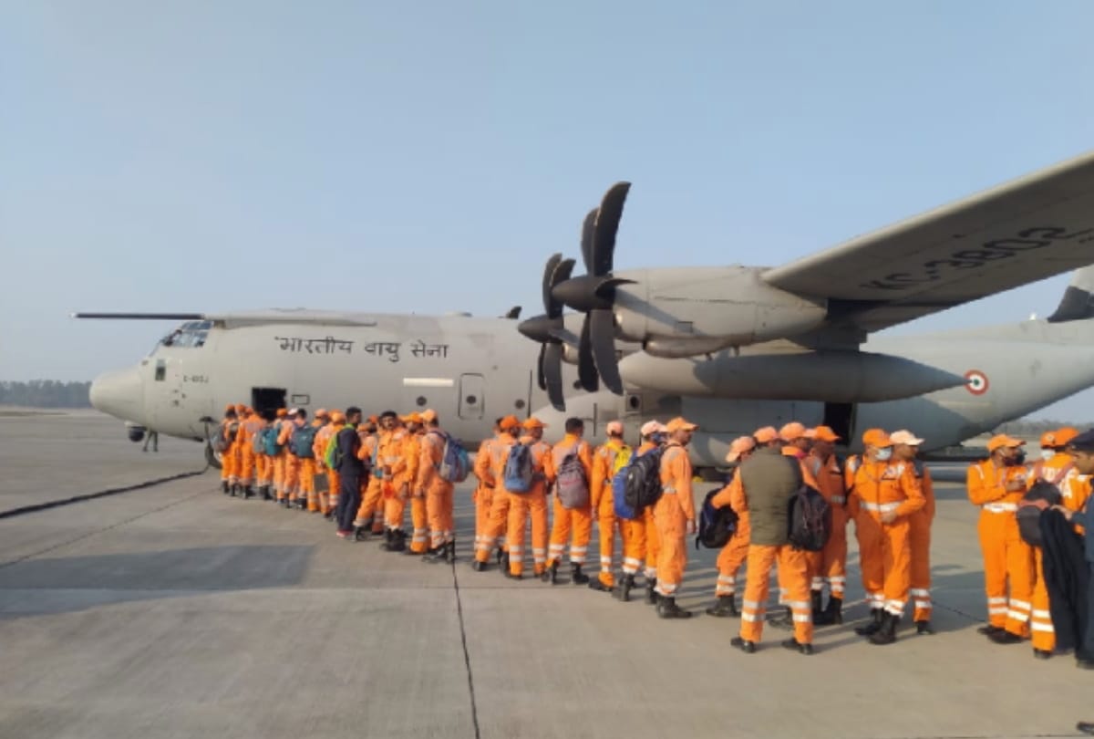 ghaziabad news ndrf four teams move to uttarakhand for disaster management