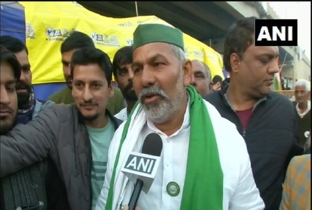 Kisan Andolan News: BKU Leader Rakesh Tikait reached At Kundli Border