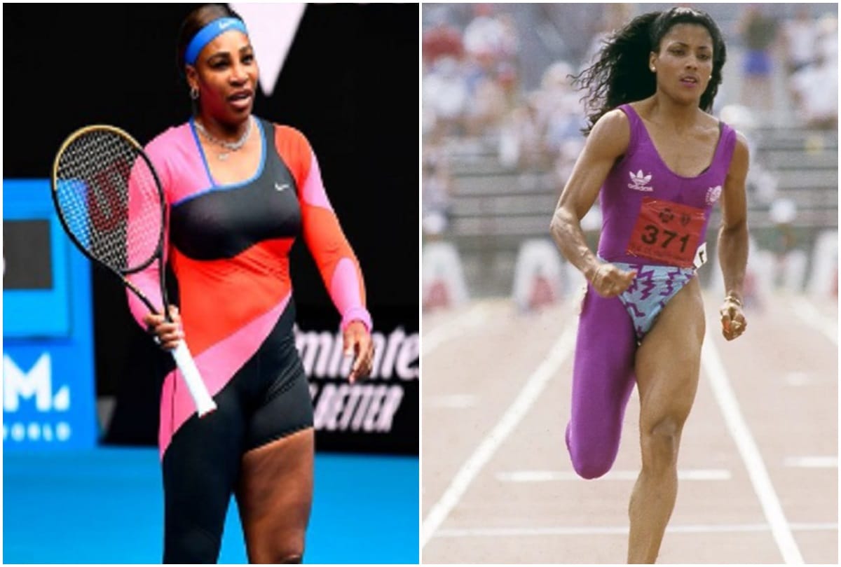 Australian open Serena Williams appeared in a special one-legged catsuit outfit as a tribute to the late Florence Griffith Joyner known as Flo-Jo
