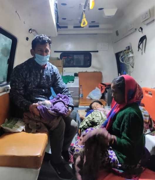 Woman gave birth to daughter in 108