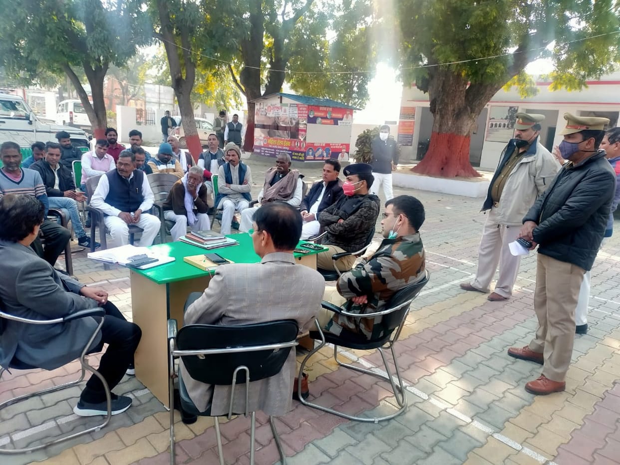 In Shabbirpur, the procession can be carried out only by the route fixed by the High Court.